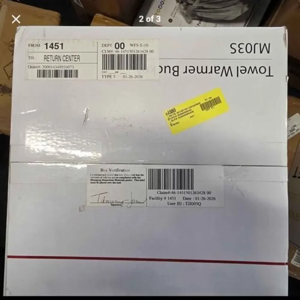 Towel Warmer Bucket MJ03S - New in box